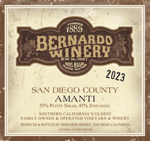 2023 Amanti - Bernardo Winery