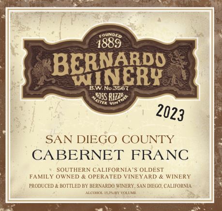 2023 Cabernet Franc - Bernardo Winery