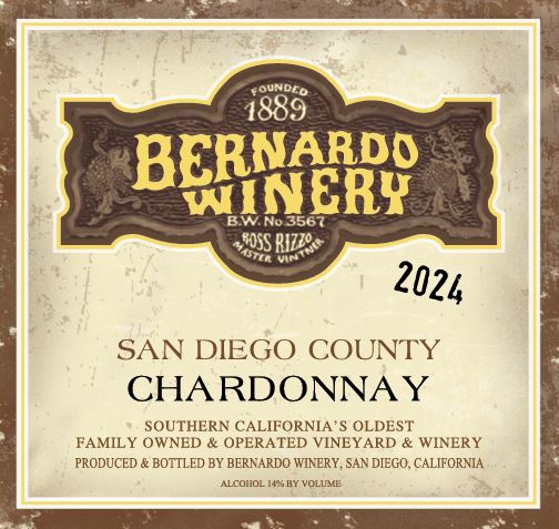 2024 Chardonnay - Bernardo Winery