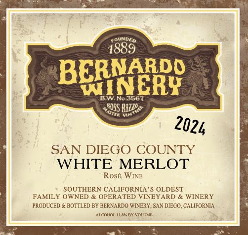 2024 White Merlot - Bernardo Winery
